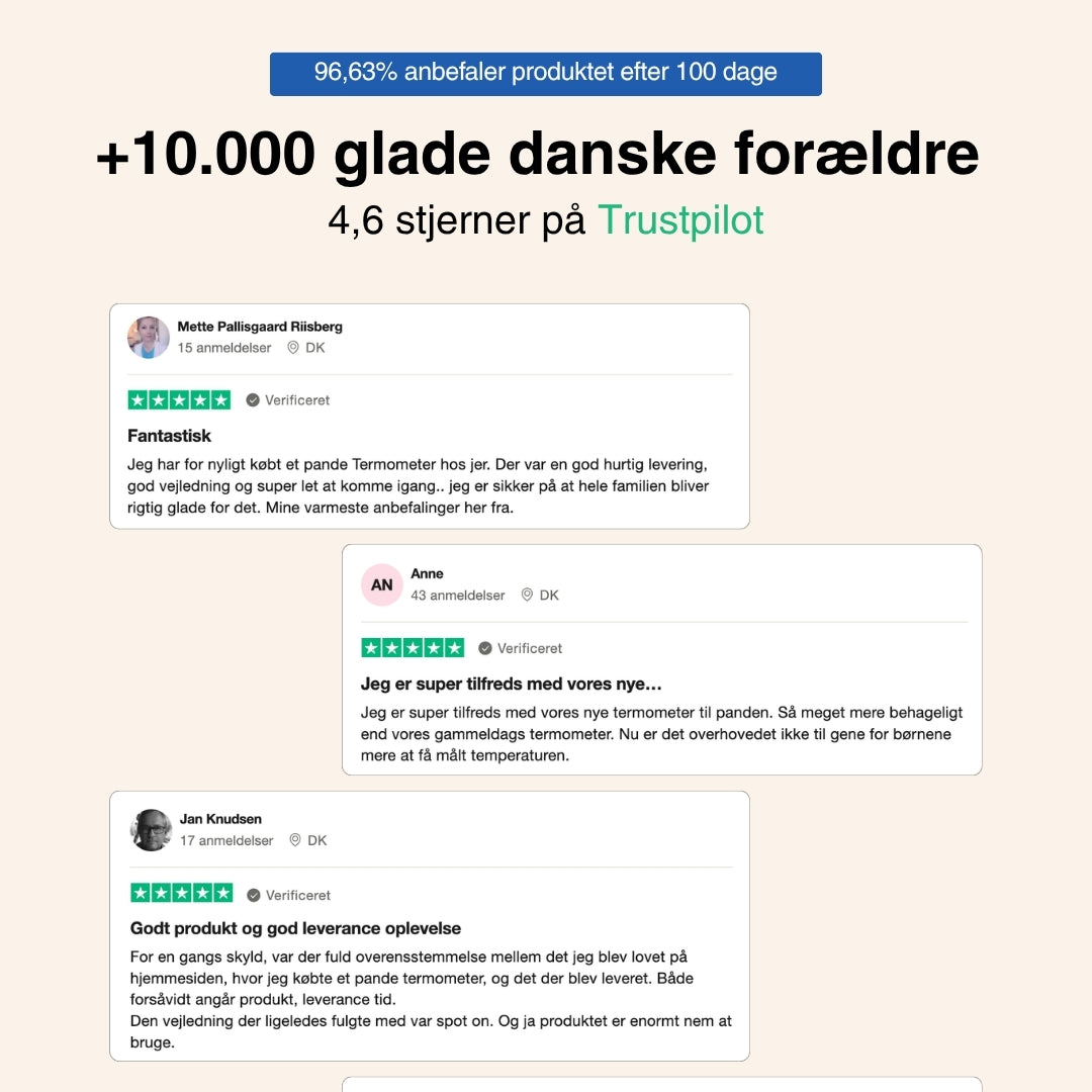 Berrcom Infrarødt Pandetermometer