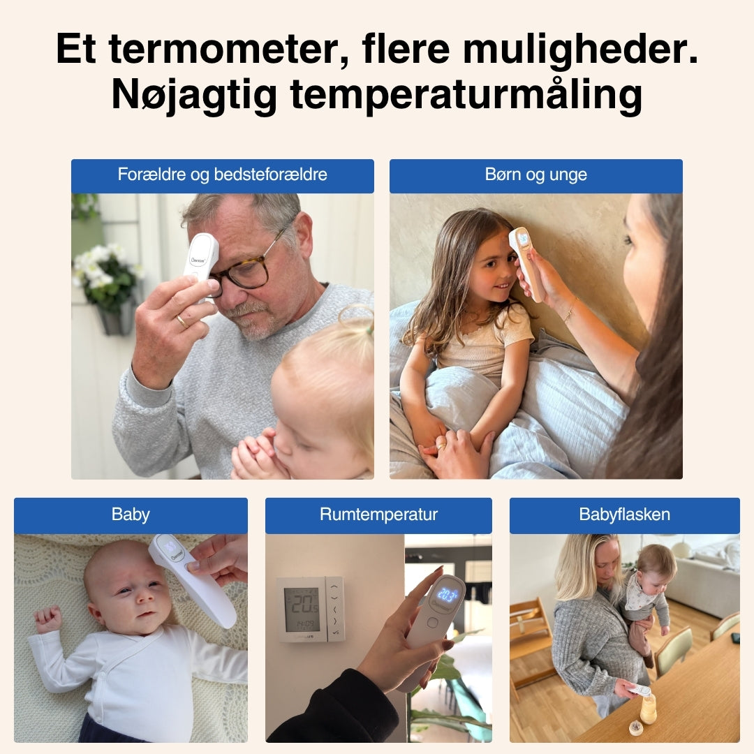 Berrcom Infrarødt Pandetermometer